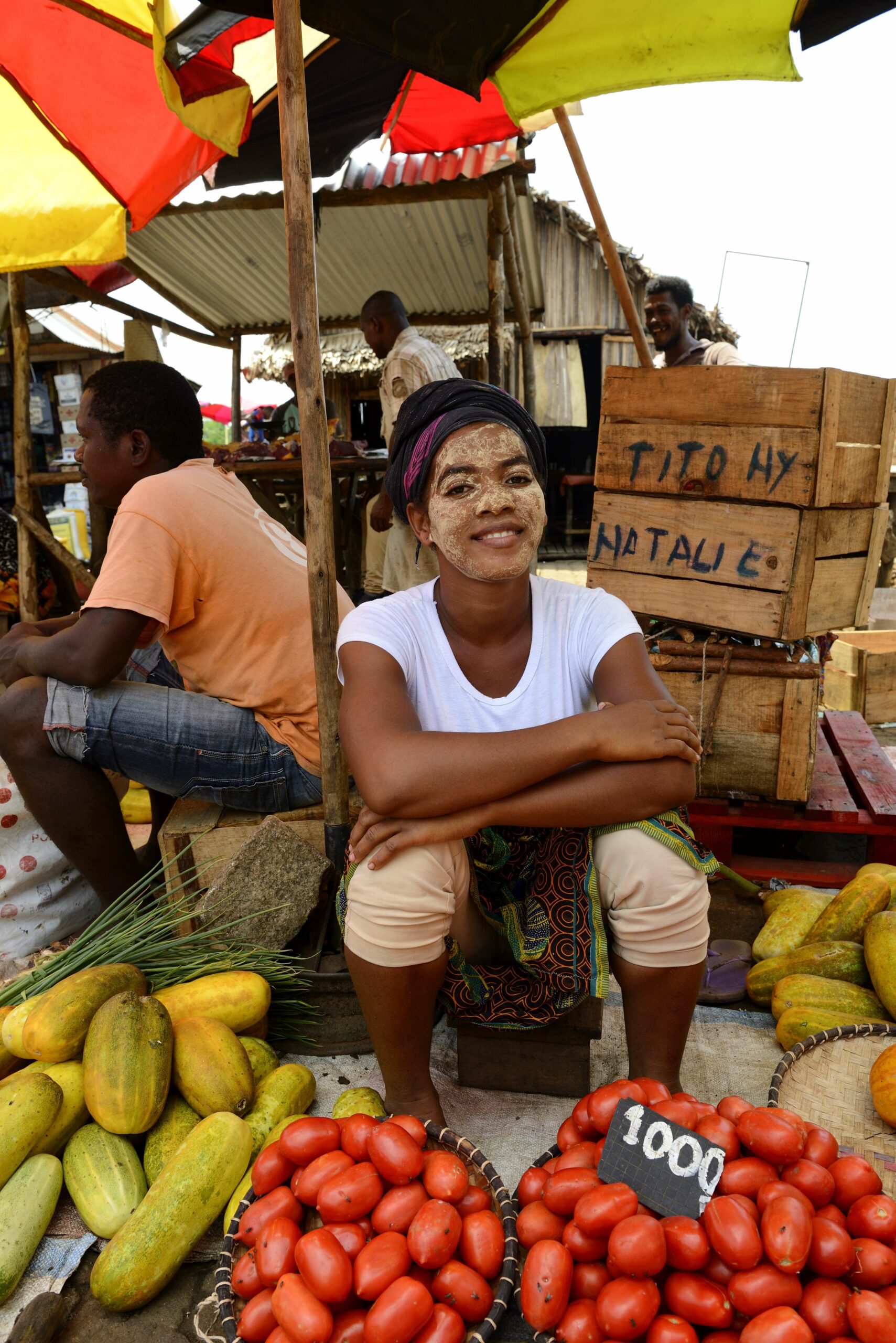 madagascar nosy be marché extérieur d'hell ville